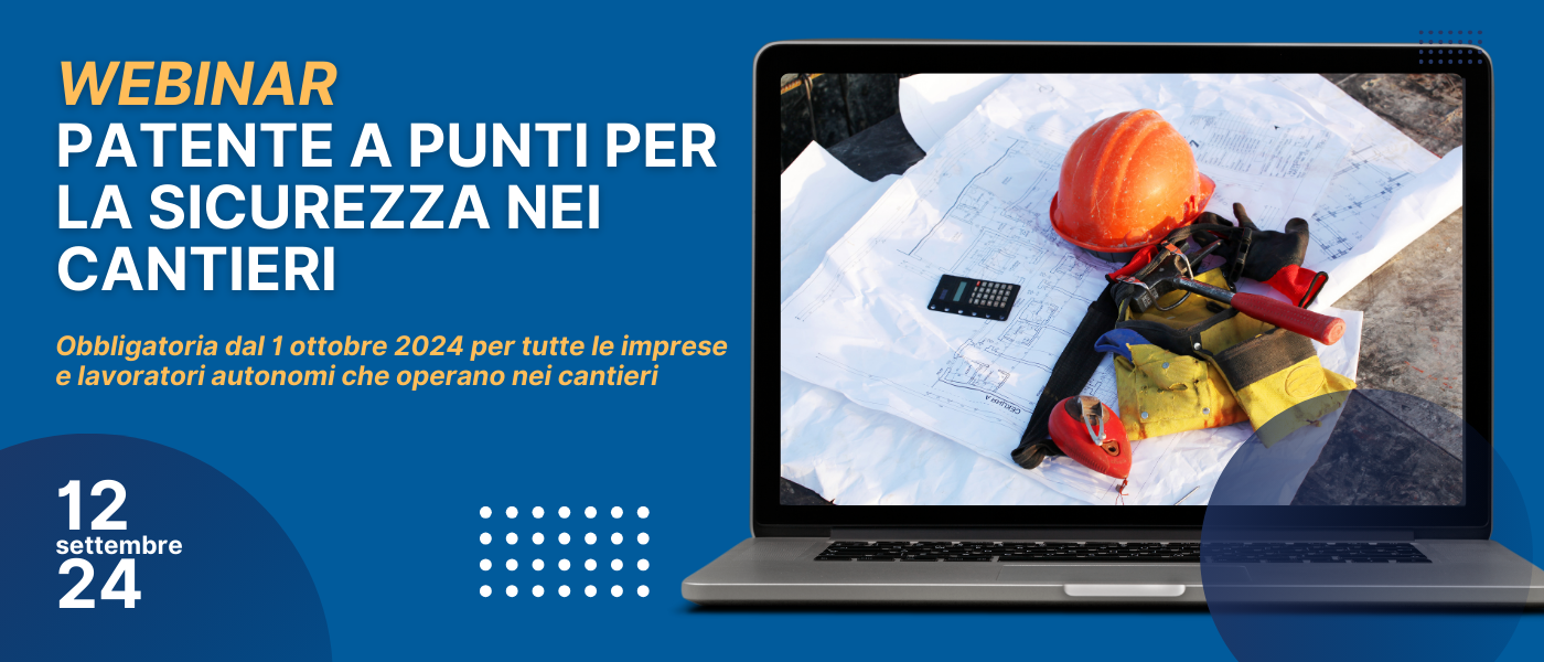 Patente a punti: un webinar per saperne di più